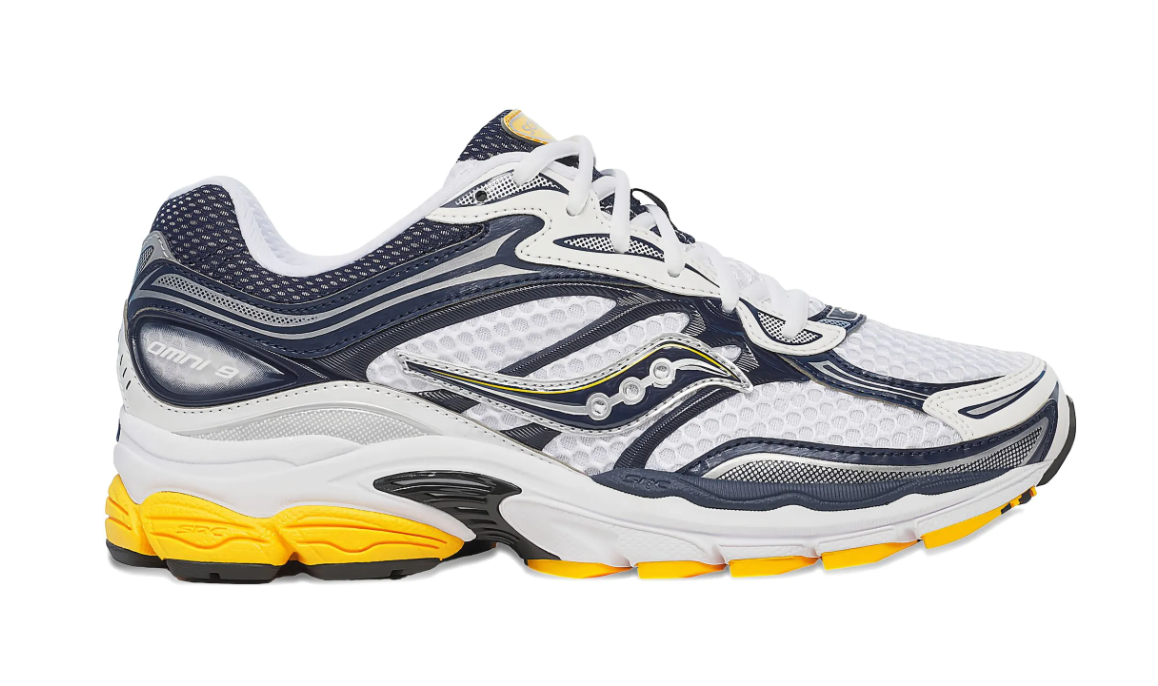 Saucony ProGrid Omni 9 Yellow/White/Blue